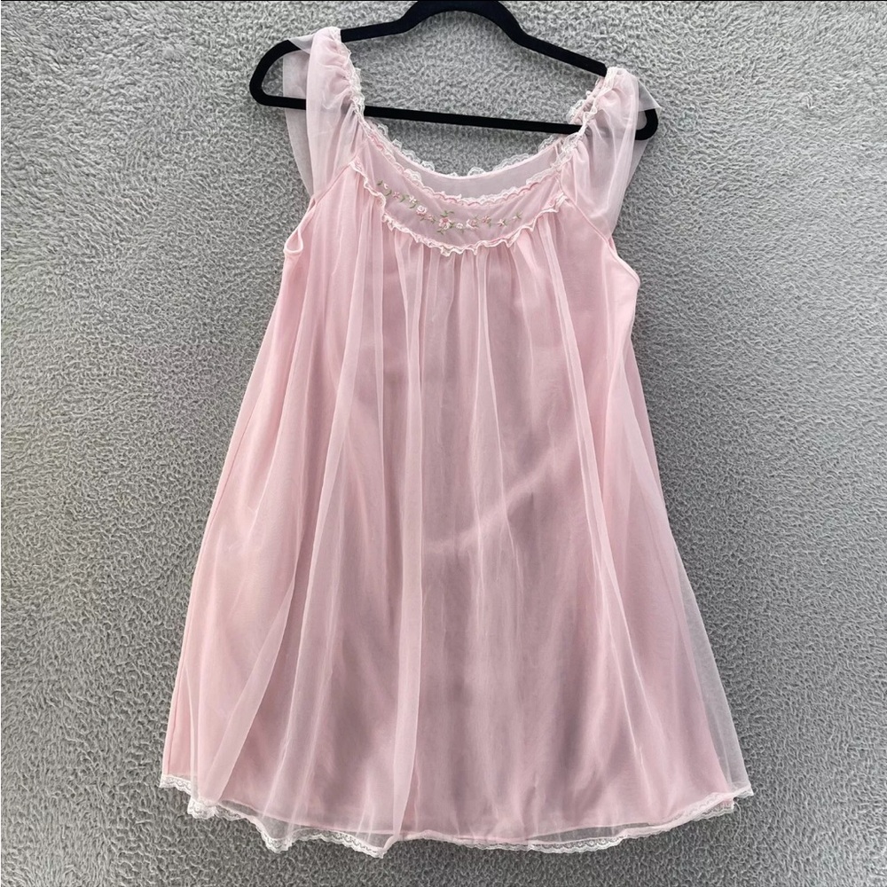 SABRINA CARPENTER CONCERT OUTFIT babydoll nightie vintage size m - Picture 6 of 10